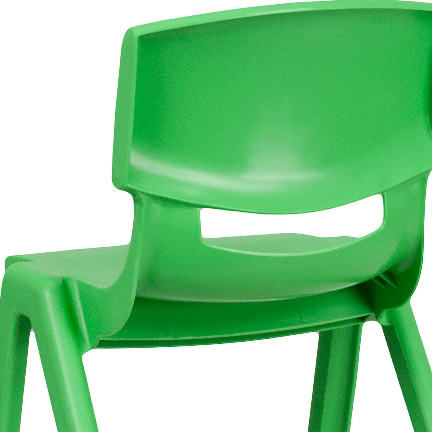 imageFlash Furniture Whitney 5 Pack Natural Plastic Stackable School Chair with 1325quot Seat HeightAssorted