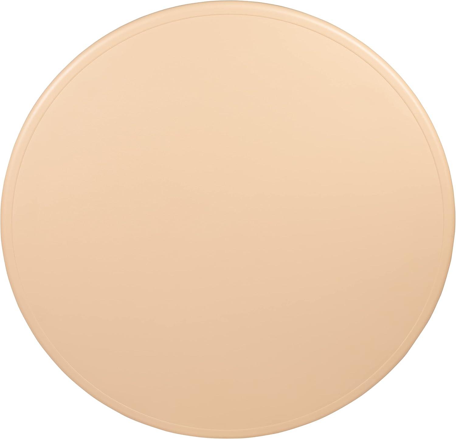 imageFlash Furniture Wren 45quot Round Natural Plastic Height AdjusTable with Rounded Safety Corners Activity Table with Rounded Safety CornersNatural