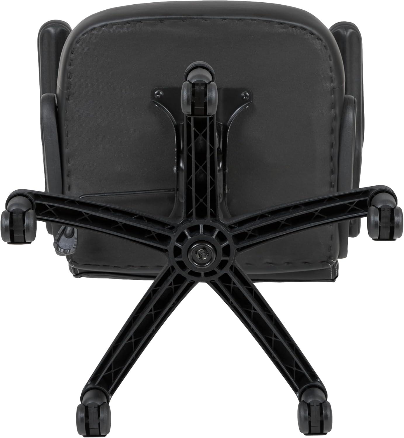 imageFlash Furniture X10 HighBack LeatherSoft Racing Style Gaming Chair with FlipUp Arms Ergonomic Padded Swivel Computer Chair RedBlackBlack