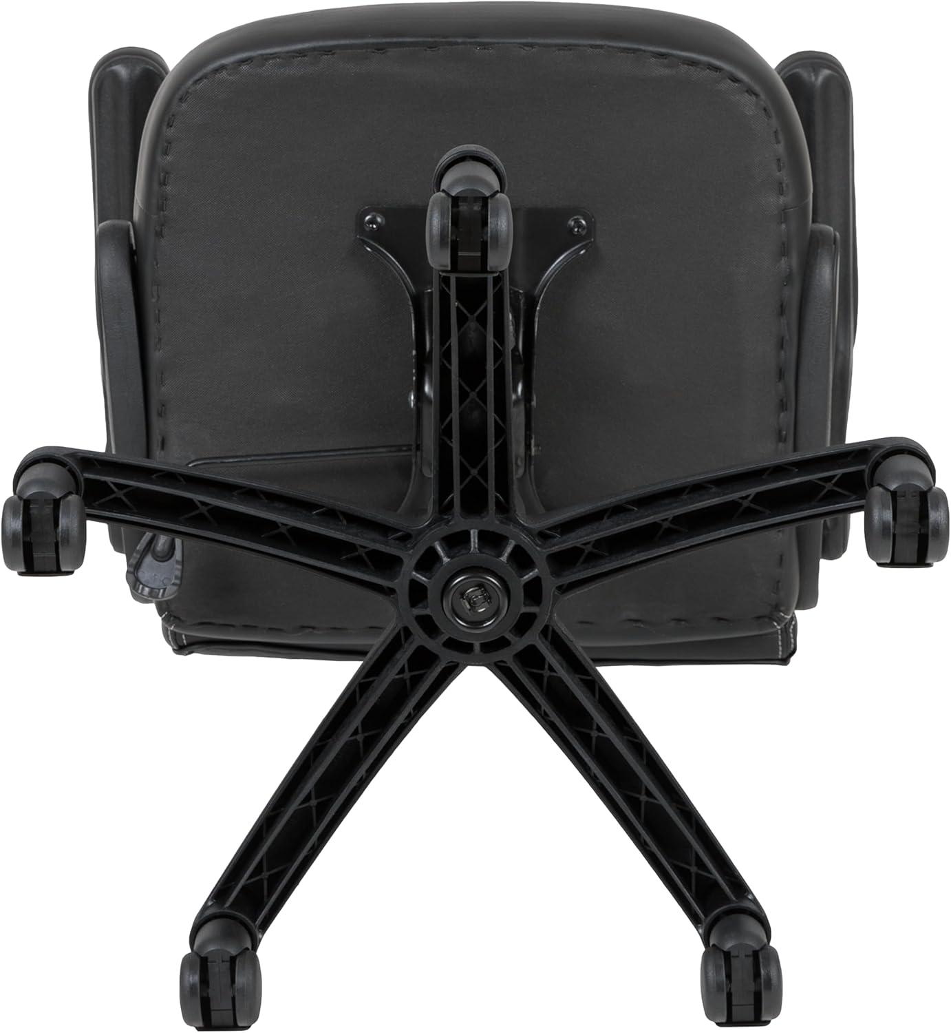 imageFlash Furniture X10 HighBack LeatherSoft Racing Style Gaming Chair with FlipUp Arms Ergonomic Padded Swivel Computer Chair RedBlackOrange