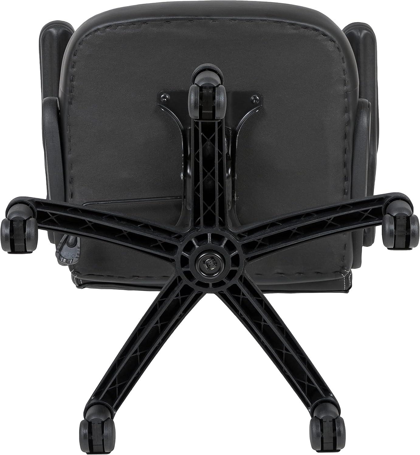 imageFlash Furniture X10 HighBack LeatherSoft Racing Style Gaming Chair with FlipUp Arms Ergonomic Padded Swivel Computer Chair RedBlackPurple