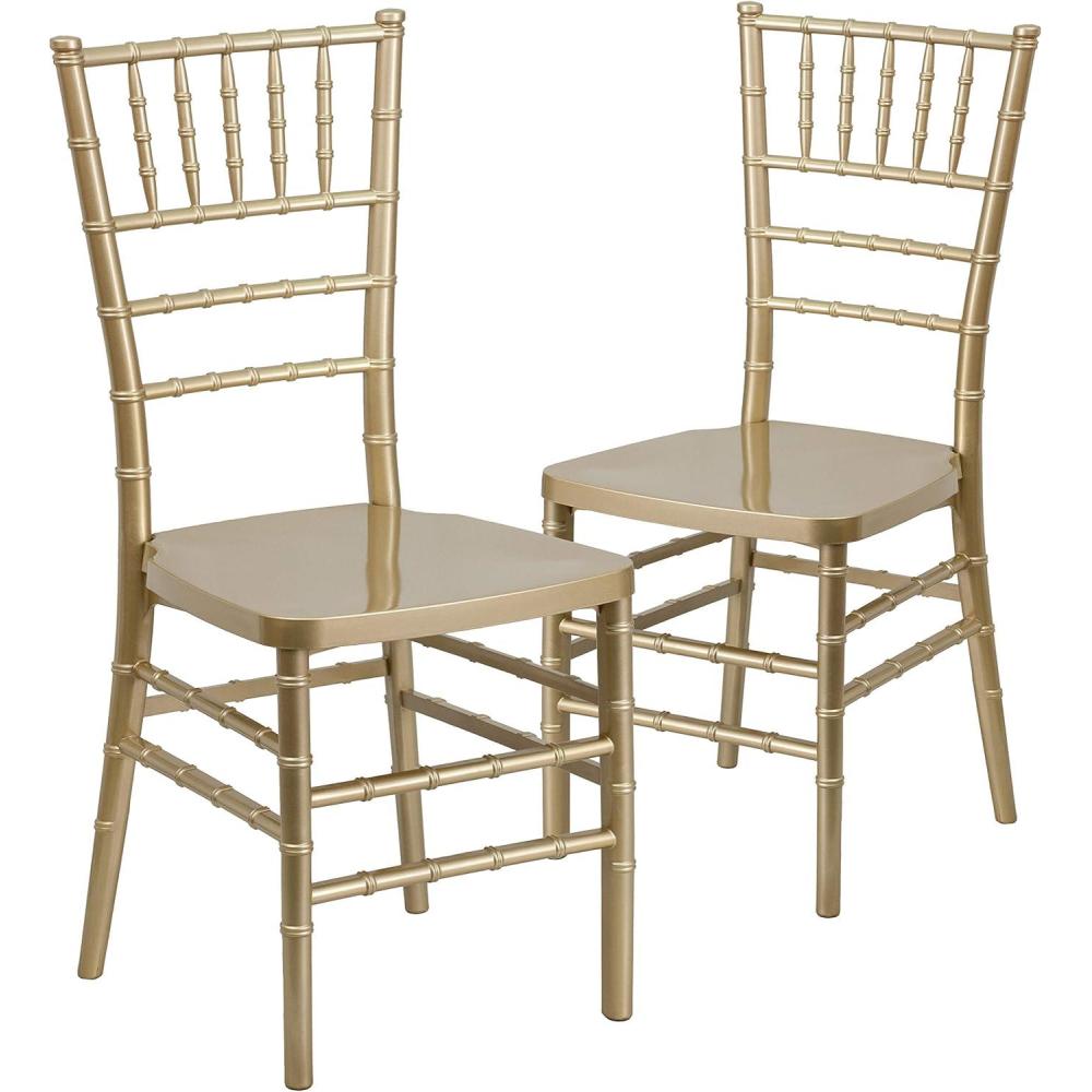 imageFlash Furniture Hercules Premium Series Chiavari Chairs for Formal Events and Banquets CommercialResidential AllOccasion Chairs Set of 2 Gold2