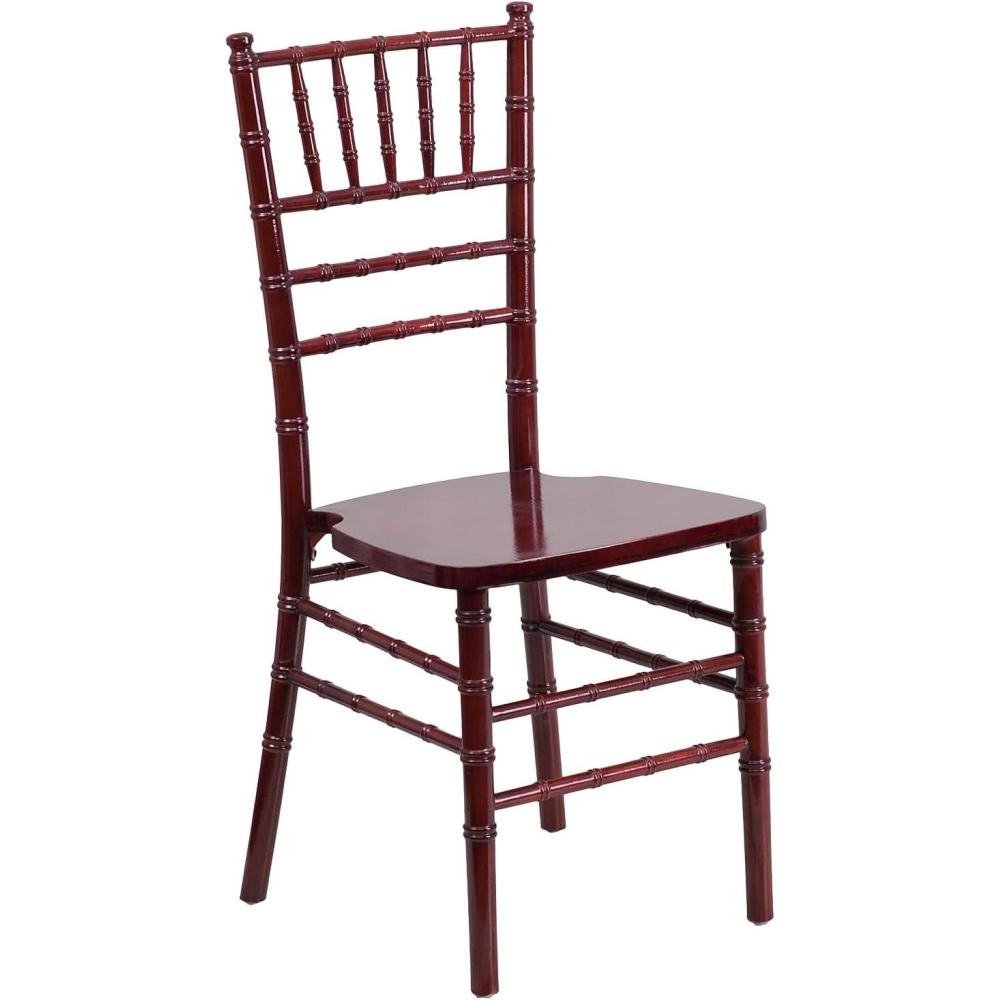 imageFlash Furniture Hercules Series Chiavari Chair for Formal Events and Banquets CommercialResidential AllOccasion Event Chair WhiteMahogany