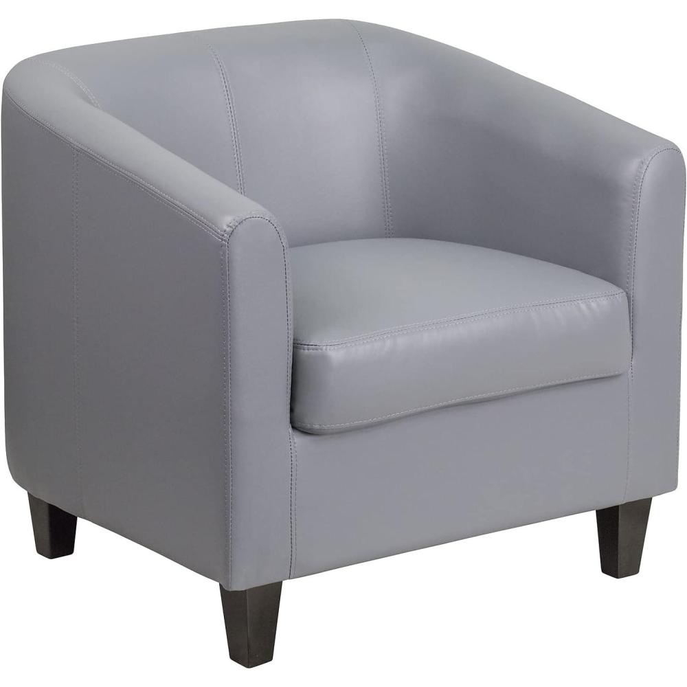 imageFlash Furniture Katie Gray LeatherSoft Lounge ChairGrey