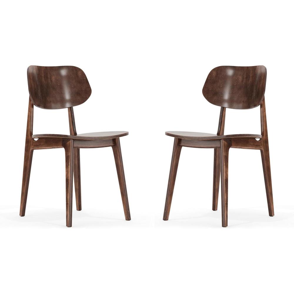 imageFlash Furniture Verona Solid Wood Dining Chair Commercial Grade Restaurant Chair with Contoured Backrest Solid Wood Frame Antique CopperAntique Copper