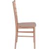 Flash Furniture 2 Pack HERCULES Series Gold Resin Stacking Chiavari Chair(Rose Gold)