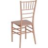 Flash Furniture 2 Pack HERCULES Series Gold Resin Stacking Chiavari Chair(Rose Gold)