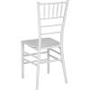 Flash Furniture 2 Pack HERCULES Series Gold Resin Stacking Chiavari Chair(White)