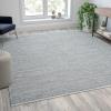Flash Furniture Abbott Area Rug – Grey – Diamond Pattern – 5′ x 7′ – Stain Resistant(Grey)