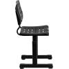 Flash Furniture Adjustable Height Black Student Chair with Black Pedestal Frame(Set of 6  Seat Height 16.5-18.5″)