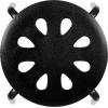 Flash Furniture Bailey Plastic Nesting Stack Stools, 17.5″Height, Black (5 Pack)(Black)