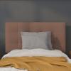 Flash Furniture Bedford Box Stitch Tufted Upholstered Twin Size Headboard in Black Fabric(Camel)
