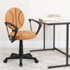 Flash Furniture Brandon Basketball Swivel Task Office Chair(Black and Orange)