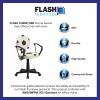 Flash Furniture Brandon Basketball Swivel Task Office Chair(Black and White)