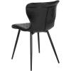 Flash Furniture Bristol Contemporary Upholstered Chair in Black Vinyl(Black Vinyl)