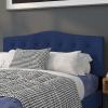 Flash Furniture Cambridge Tufted Upholstered Queen Size Headboard in Navy Fabric