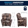 Flash Furniture Chandler LeatherSoft Kids Recliner with Cup Holder and Safety Recline, Contemporary Reclining Chair for Kids, Supports up to 90 lbs., Black(Camouflage Fabric)