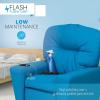 Flash Furniture Chandler LeatherSoft Kids Recliner with Cup Holder and Safety Recline, Contemporary Reclining Chair for Kids, Supports up to 90 lbs., Black(Turquoise Vinyl)