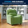 Flash Furniture Charlie Microfiber Kids Recliner with Flip-Up Storage Arms and Safety Recline, Contemporary Reclining Chair for Kids, Supports up to 90 lbs., Purple(Avocado Microfiber)