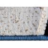 Flash Furniture Coterie Collection Modern Circular Patterned Indoor Area Rug – Blue and Beige Olefin Fibers with Jute Backing – 5′ x 7′(5’2″ x 7’1″ (Rectangular))