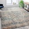 Flash Furniture Dana Artisan Old English Style Traditional Rug – 2’x6′ – Blue Polyester(Blue)