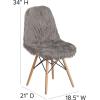 Flash Furniture Dinings, 2 Pack, Gray(Charcoal Gray)