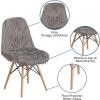 Flash Furniture Dinings, 2 Pack, Gray(Charcoal Gray)