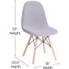 Flash Furniture Dinings, 2 Pack, Gray(Grey)