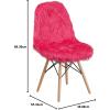 Flash Furniture Dinings, 2 Pack, Gray(Hot Pink)