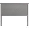 Flash Furniture Fiona King Size Wooden Headboard Only, Herringbone Patterned Adjustable Headboard in Light Brown(Gray Wash)