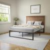 Flash Furniture Fiona King Size Wooden Headboard Only, Herringbone Patterned Adjustable Headboard in Light Brown(Light Brown)