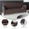 Flash Furniture HERCULES Diplomat Series Black LeatherSoft Sofa(Brown)