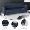 Flash Furniture HERCULES Diplomat Series Black LeatherSoft Sofa(Navy)