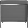 Flash Furniture HERCULES Imagination Series Contemporary Black LeatherSoft Middle Chair(Grey)