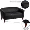 Flash Furniture HERCULES Imperial Series Black LeatherSoft Loveseat