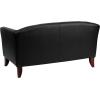 Flash Furniture HERCULES Imperial Series Black LeatherSoft Loveseat