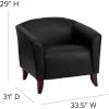 Flash Furniture HERCULES Imperial Series Brown LeatherSoft Chair(Black)