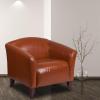 Flash Furniture HERCULES Imperial Series Brown LeatherSoft Chair(Cognac)