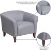 Flash Furniture HERCULES Imperial Series Brown LeatherSoft Chair(Grey)