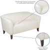 Flash Furniture HERCULES Imperial Series Ivory LeatherSoft Loveseat