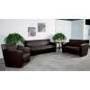 Flash Furniture HERCULES Majesty Series Brown LeatherSoft Loveseat(Brown)