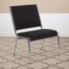 Flash Furniture HERCULES Series 1000 lb. Rated Black Antimicrobial Vinyl Bariatric Medical Reception Chair(Black Fabric)