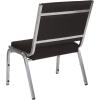 Flash Furniture HERCULES Series 1000 lb. Rated Black Antimicrobial Vinyl Bariatric Medical Reception Chair(Black Fabric)