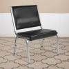 Flash Furniture HERCULES Series 1000 lb. Rated Black Antimicrobial Vinyl Bariatric Medical Reception Chair(Black Vinyl)