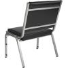 Flash Furniture HERCULES Series 1000 lb. Rated Black Antimicrobial Vinyl Bariatric Medical Reception Chair(Black Vinyl)