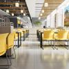 Flash Furniture HERCULES Series 880 lb. Capacity Yellow Full Back Contoured Stack Chair with Gray Powder Coated Sled Base(Yellow)