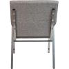 Flash Furniture HERCULES Series Church Chair – Gray Fabric – Stackable – 21″W – Wood Accented Arms – Silver Vein Frame(Gray Fabric/Silver Vein Frame)