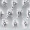 Flash Furniture Hard Silver Tufted Vinyl Chiavari Chair Cushion(Silver)