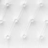 Flash Furniture Hard Silver Tufted Vinyl Chiavari Chair Cushion(White)