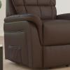 Flash Furniture Hercules – Cognac LeatherSoft Power Lift Recliner for Elderly(Cognac Leathersoft)